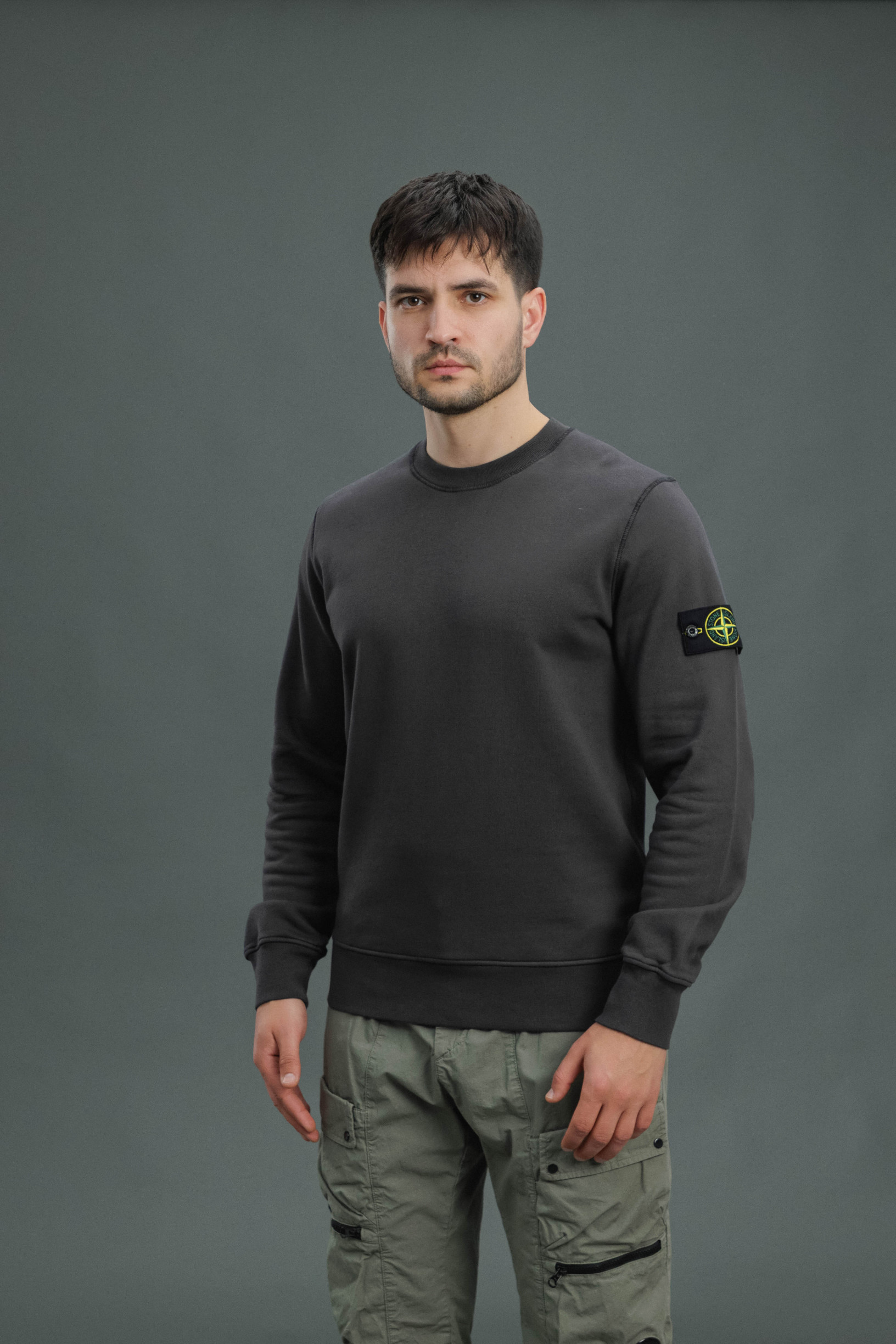 Чоловічий світшот STONE ISLAND 156100060-S0051 V0062, колір сірий