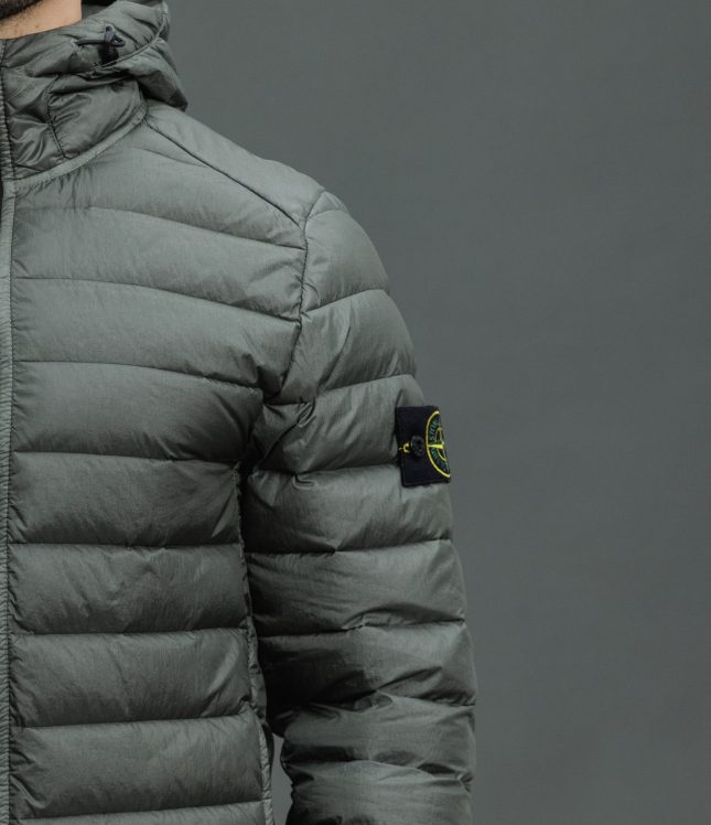Чоловіча куртка STONE ISLAND LOOM WOVEN CHAMBERS R-NYLON DOWN-TC 1540124 V0059, колір зелений | Ціна 41999 грн, фото 5