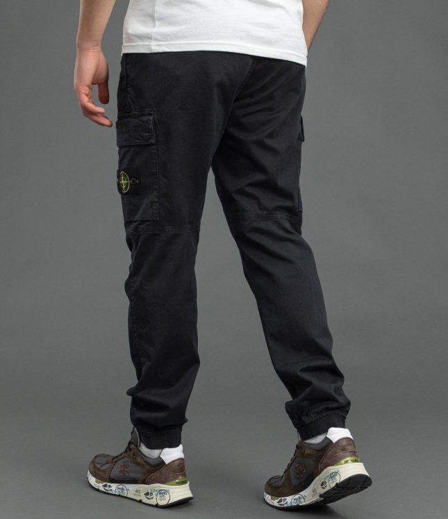 Чоловічі штани STONE ISLAND 153100033-S00L1 V0129, колір чорний | Ціна 24999 грн, фото 5