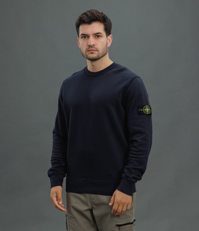 Чоловічий світшот STONE ISLAND 1563051 A0020, колір синій | Ціна 15499 грн, фото 1