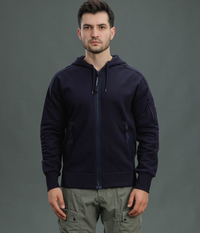 Чоловіче худі C.P. COMPANY CMSS716A 005086W COL:888, колір синій | Ціна 13999 грн, фото 2