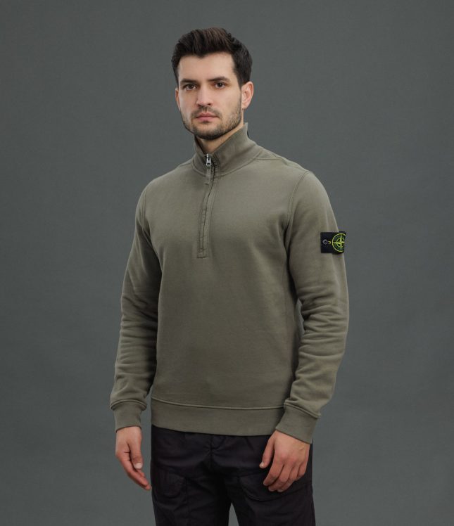 Чоловічий світшот STONE ISLAND 1563420 V0075, колір зелений | Ціна 16999 грн, фото 1