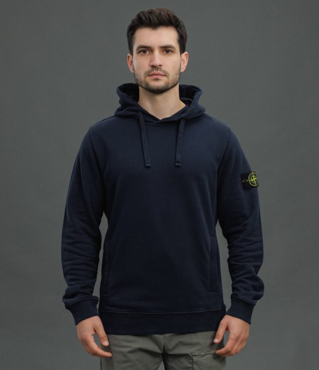 Чоловіче худі STONE ISLAND 156100029-S0A20 V0020, колір синій | Ціна 20999 грн, фото 2