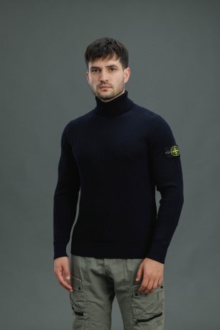 Чоловічий гольф STONE ISLAND 155100052-S00C2 V0020, колір синій