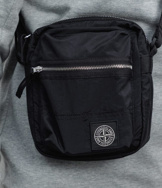 Чоловіча сумка STONE ISLAND 159200015-S0251 V0029, колір чорний | Ціна 13499 грн, фото 5
