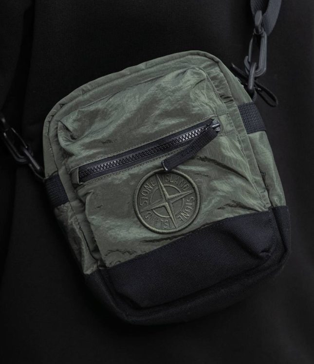 Чоловіча сумка STONE ISLAND 1590876 V0059, колір зелений | Ціна 11499 грн, фото 5