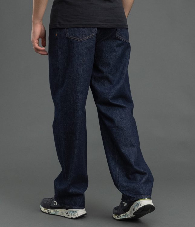 Чоловічі штани STONE ISLAND INDIGO DENIM-RINSED LOOSE 15J100006-S00J7 VJ201, колір синій | Ціна 19999 грн, фото 5