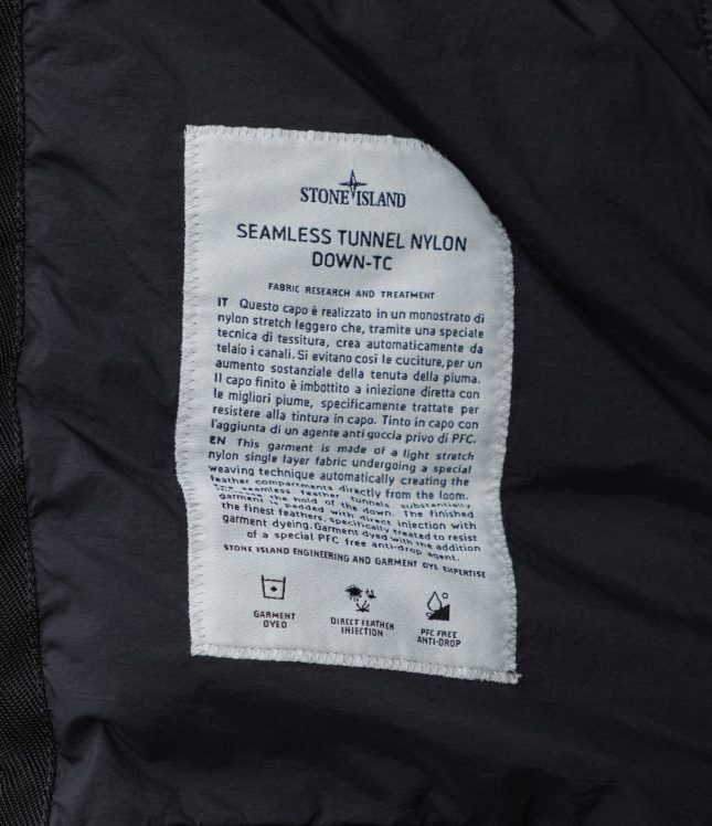 Чоловіча куртка STONE ISLAND SEAMLESS TUNNEL NYLON DOWN-TC 154100040-S0028 V0029, колір чорний | Ціна 49999 грн, фото 8