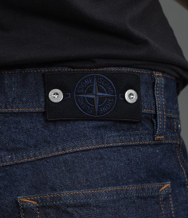 Чоловічі штани STONE ISLAND INDIGO DENIM-RINSED LOOSE 15J100006-S00J7 VJ201, колір синій | Ціна 19999 грн, фото 7