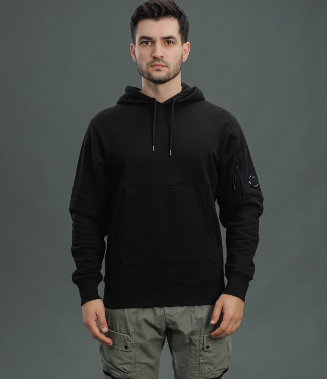 Чоловіче худі C.P. COMPANY CMSS714A 005086W COL:999, колір чорний | Ціна 12999 грн, фото 2