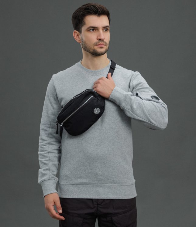 Чоловіча сумка STONE ISLAND 159200016-S0251 V0029, колір чорний | Ціна 11499 грн, фото 3