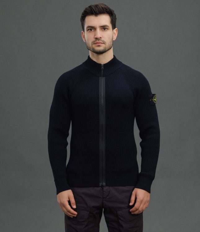 Чоловічий светр STONE ISLAND 15519C2 V0020, колір синій | Ціна 26999 грн, фото 2