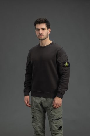 Чоловічий світшот STONE ISLAND 156100008-S0A20 V0062, колір сірий