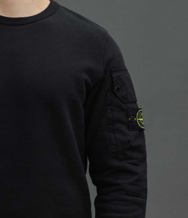 Чоловічий світшот STONE ISLAND 1563920 V0029, колір чорний | Ціна 18499 грн, фото 4