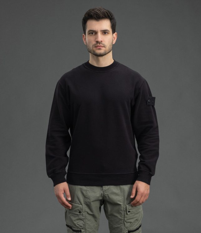 Чоловічий світшот STONE ISLAND 156100069-S0F28 V0029, колір чорний | Ціна 20999 грн, фото 2