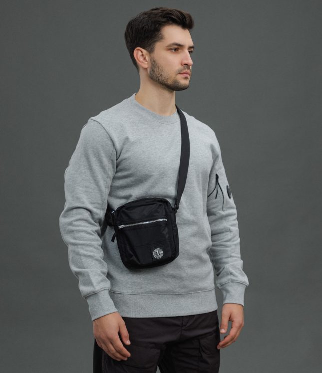 Чоловіча сумка STONE ISLAND 159200015-S0251 V0029, колір чорний | Ціна 13499 грн, фото 1