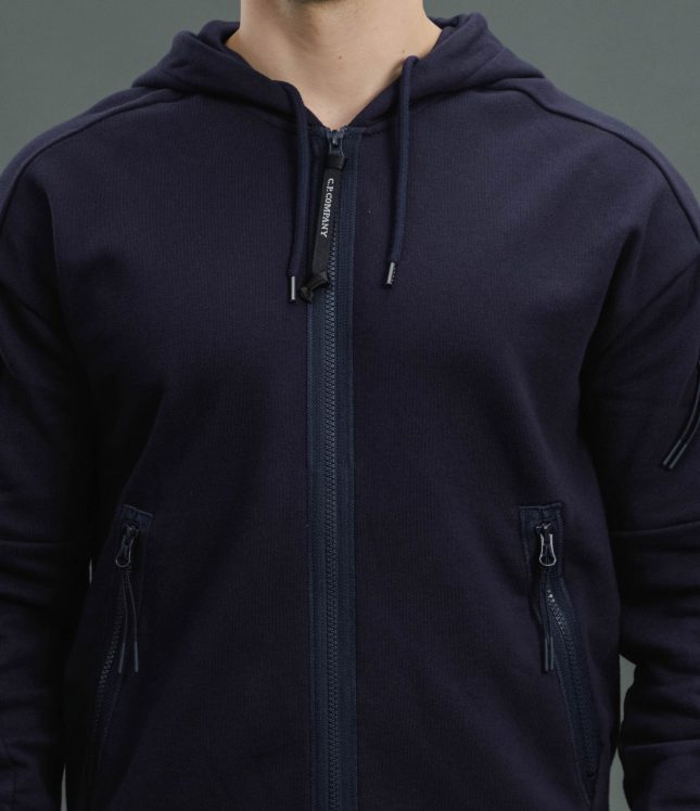 Чоловіче худі C.P. COMPANY CMSS716A 005086W COL:888, колір синій | Ціна 13999 грн, фото 3