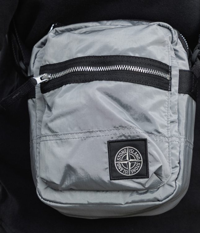 Чоловіча сумка STONE ISLAND 159200015-S0251 V0061, колір сірий | Ціна 13499 грн, фото 5