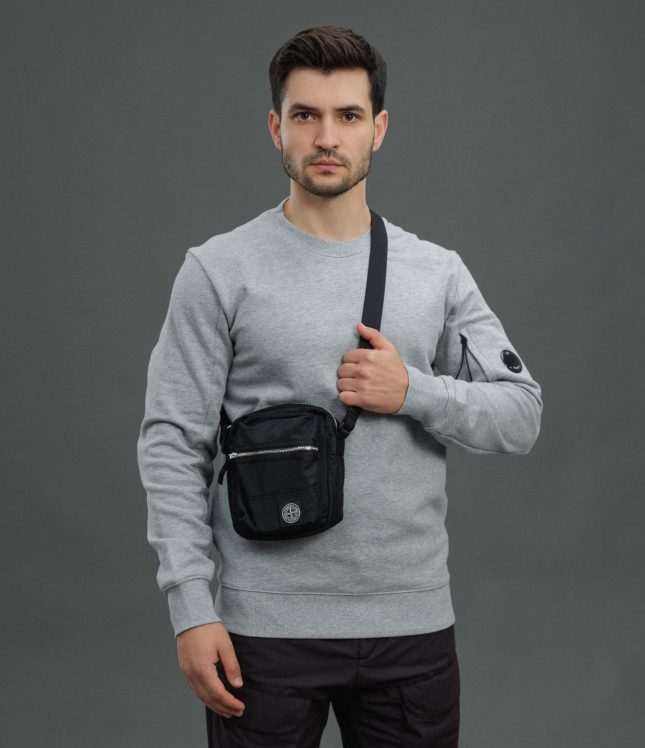 Чоловіча сумка STONE ISLAND 159200015-S0251 V0029, колір чорний | Ціна 13499 грн, фото 2