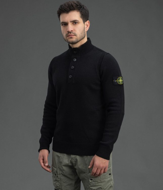 Чоловічий светр STONE ISLAND 155100040-S00A3 V0029, колір чорний | Ціна 24999 грн, фото 1