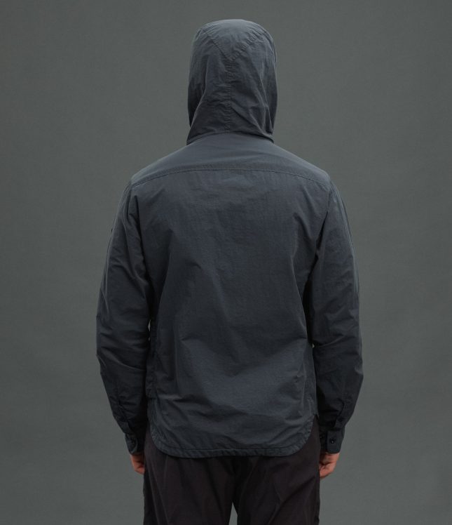 Чоловіча куртка C.P. COMPANY FLATT NYLON GARMENT DYEING DOWN JACKET CMOS051A 005991G COL:985, колір сірий | Ціна 15999 грн, фото 7