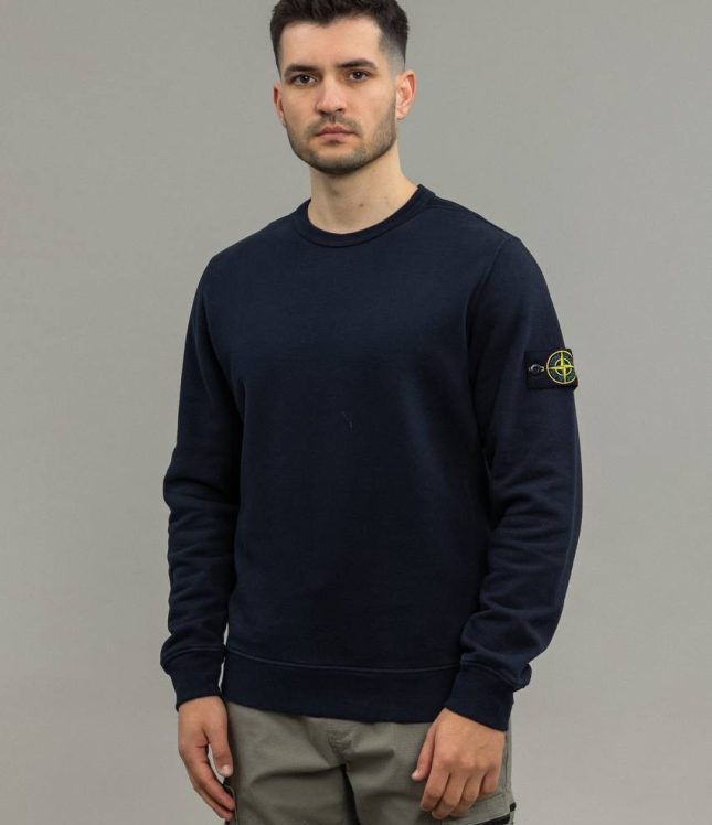 Чоловічий світшот STONE ISLAND 156100028-S0A20 V0020, колір синій | Ціна 16999 грн, фото 1