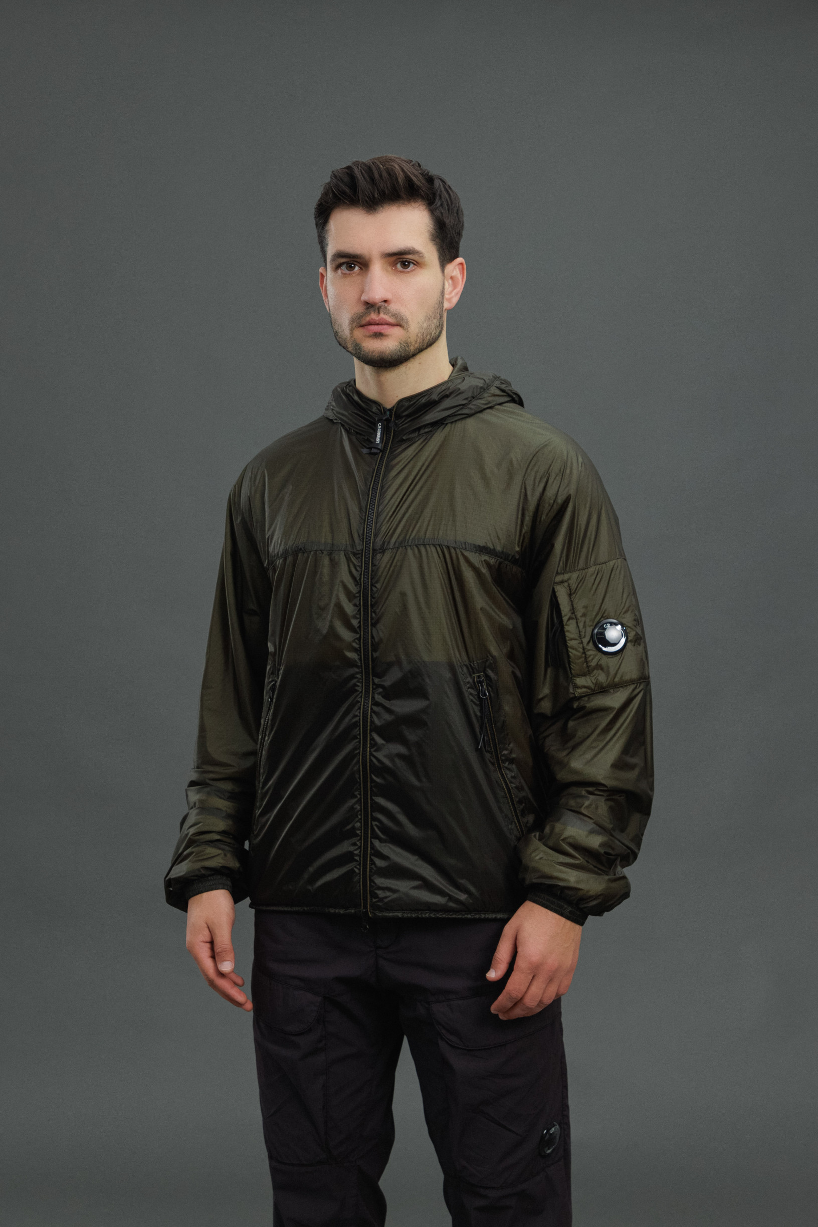 Чоловіча куртка C.P. COMPANY NADA SHELL DOWN JACKET WITH PRIMALOFT® TECHNOLOGY CMOW037A 006099U COL:683, колір зелений