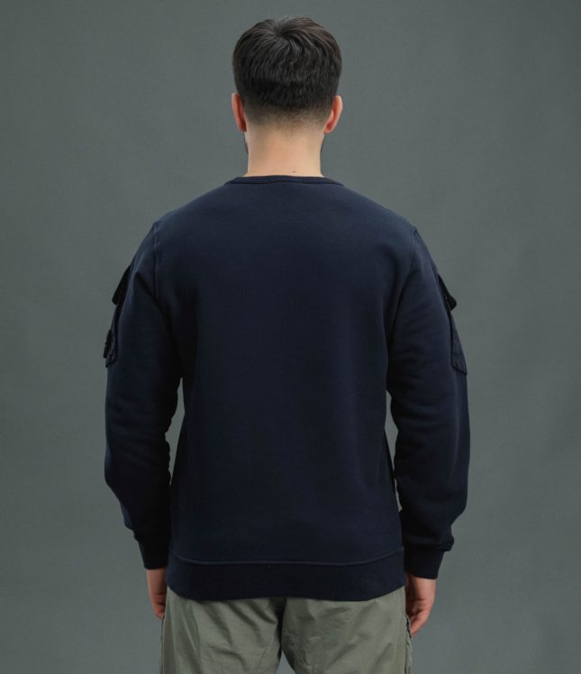 Чоловічий світшот STONE ISLAND 156100008-S0A20 V0020, колір синій | Ціна 20999 грн, фото 6