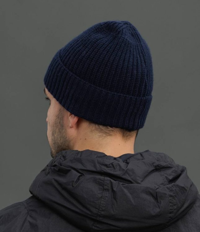 Чоловіча шапка STONE ISLAND 15N100012-S00B4 V0020, колір синій | Ціна 8499 грн, фото 4