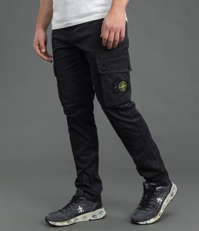 Чоловічі штани STONE ISLAND 153100034-S00L1 V0129, колір чорний | Ціна 24999 грн, фото 1