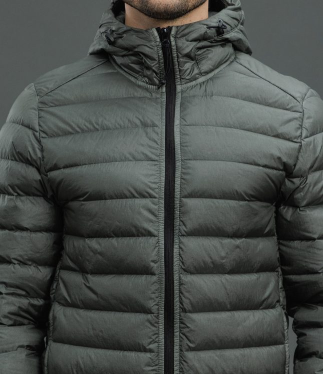Чоловіча куртка STONE ISLAND LOOM WOVEN CHAMBERS R-NYLON DOWN-TC 1540124 V0059, колір зелений | Ціна 41999 грн, фото 4