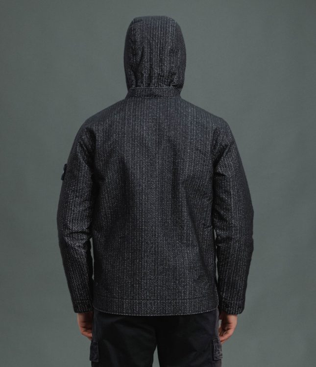 Чоловіча куртка STONE ISLAND NEEDLE PUNCHED REFLECTIVE 1543199 V0029, колір чорний | Ціна 36999 грн, фото 10