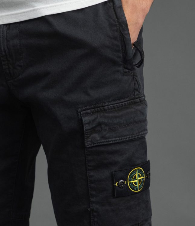 Чоловічі штани STONE ISLAND 153100033-S00L1 V0129, колір чорний | Ціна 24999 грн, фото 4