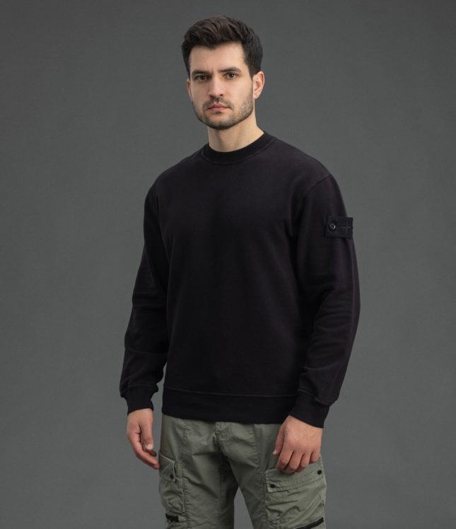 Чоловічий світшот STONE ISLAND 156100069-S0F28 V0029, колір чорний | Ціна 20999 грн, фото 1