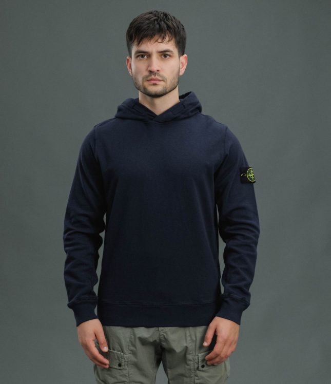 Чоловіче худі STONE ISLAND 156100037-S0060 V0020, колір синій | Ціна 18499 грн, фото 2