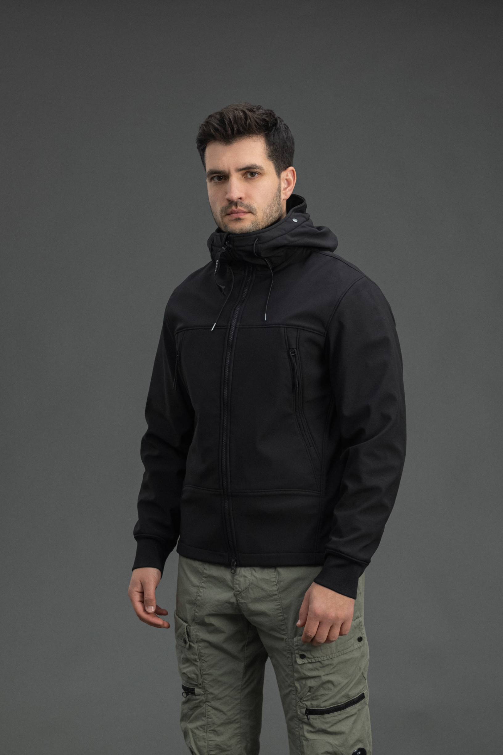Чоловіча куртка C.P. COMPANY SHELL-R GOGGLE JACKET CMOW700A 006097A COL:999, колір чорний