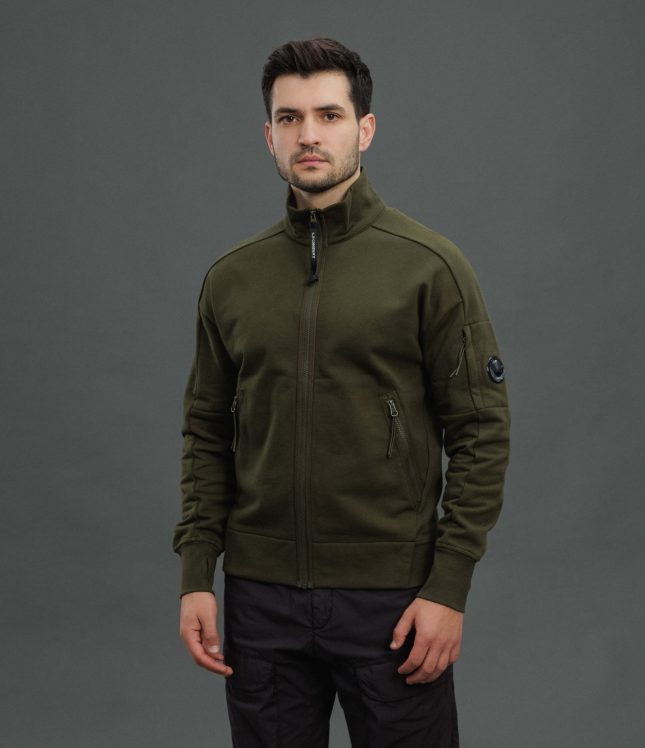 Чоловічий світшот C.P. COMPANY CMSS061A 005086W COL:683, колір зелений | Ціна 13499 грн, фото 1