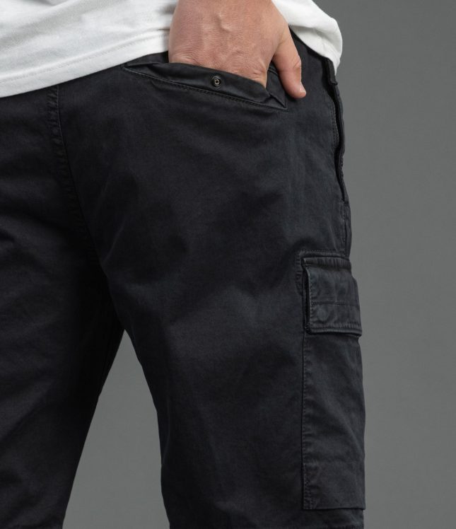 Чоловічі штани STONE ISLAND 153100033-S00L1 V0129, колір чорний | Ціна 24999 грн, фото 6