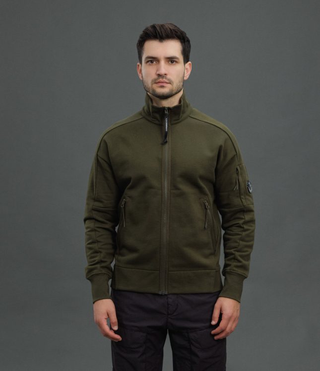 Чоловічий світшот C.P. COMPANY CMSS061A 005086W COL:683, колір зелений | Ціна 13499 грн, фото 2