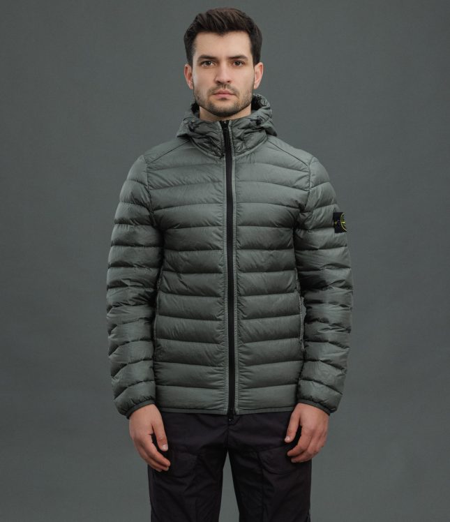 Чоловіча куртка STONE ISLAND LOOM WOVEN CHAMBERS R-NYLON DOWN-TC 1540124 V0059, колір зелений | Ціна 41999 грн, фото 2