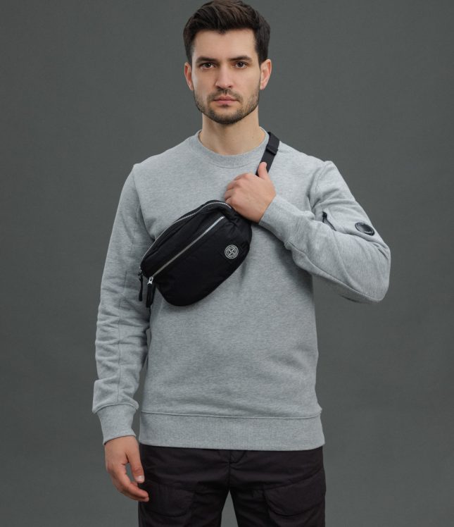 Чоловіча сумка STONE ISLAND 159200016-S0251 V0029, колір чорний | Ціна 11499 грн, фото 2