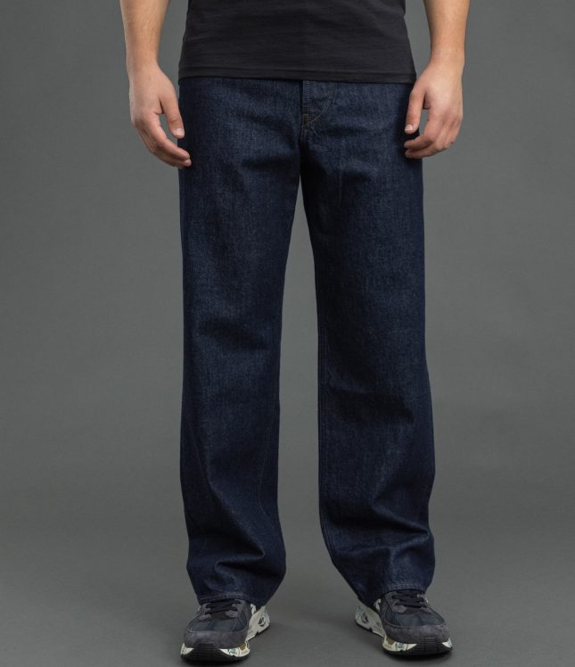 Чоловічі штани STONE ISLAND INDIGO DENIM-RINSED LOOSE 15J100006-S00J7 VJ201, колір синій | Ціна 19999 грн, фото 2