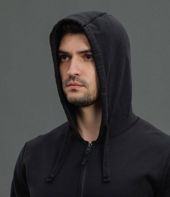 Чоловіче худі STONE ISLAND 156100061 V0029, колір чорний | Ціна 22499 грн, фото 3