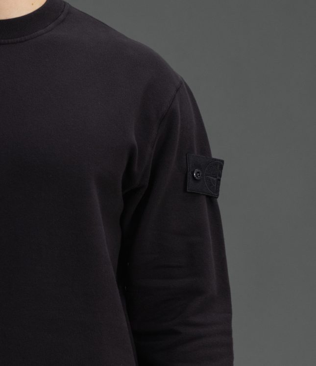 Чоловічий світшот STONE ISLAND 156100069-S0F28 V0029, колір чорний | Ціна 20999 грн, фото 4