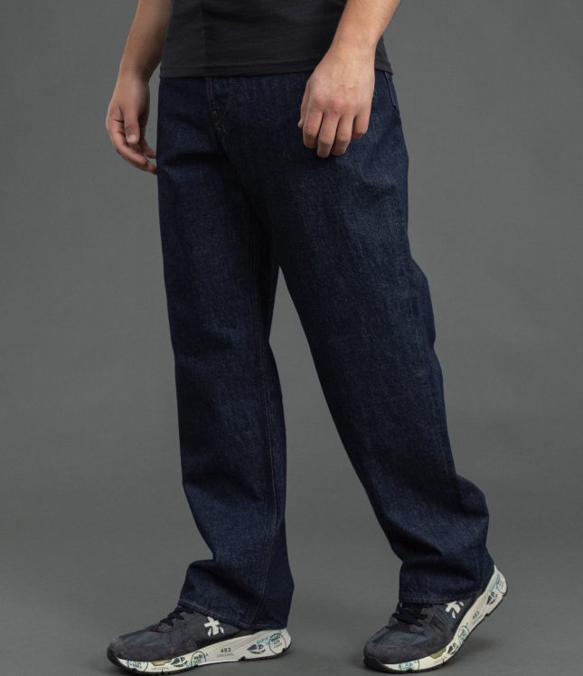 Чоловічі штани STONE ISLAND INDIGO DENIM-RINSED LOOSE 15J100006-S00J7 VJ201, колір синій | Ціна 19999 грн, фото 1