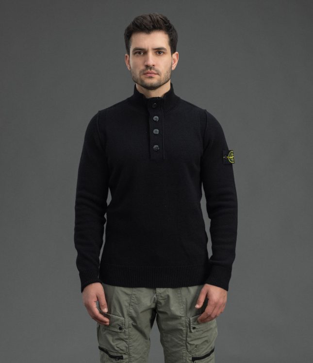 Чоловічий светр STONE ISLAND 155100040-S00A3 V0029, колір чорний | Ціна 24999 грн, фото 2