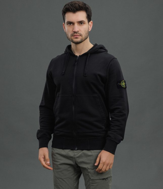 Чоловіче худі STONE ISLAND 156100061 V0029, колір чорний | Ціна 22499 грн, фото 1