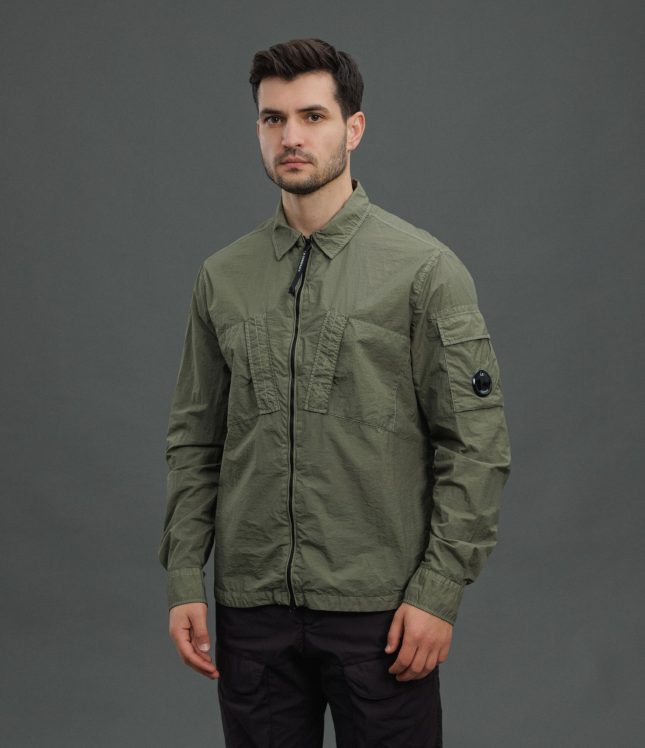 Чоловічий оверширт C.P. COMPANY CMSH111A 005783G COL:627, колір зелений | Ціна 18999 грн, фото 1