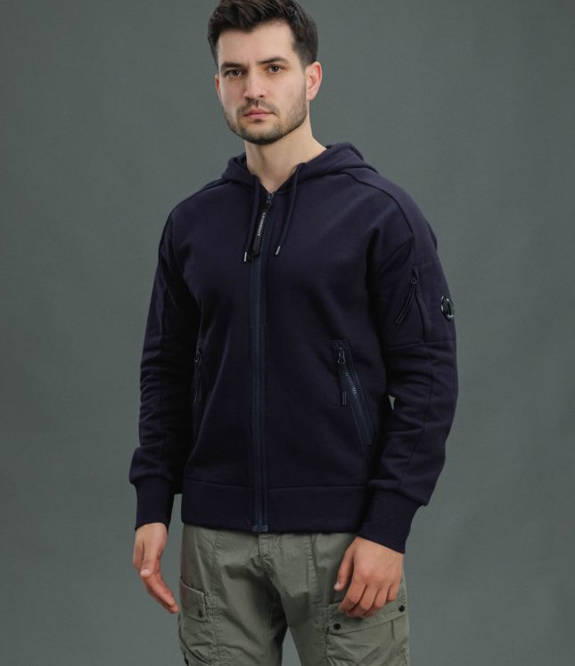 Чоловіче худі C.P. COMPANY CMSS716A 005086W COL:888, колір синій | Ціна 13999 грн, фото 1
