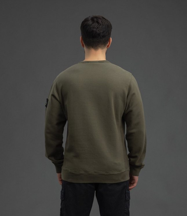 Чоловічий світшот STONE ISLAND 156100028-S0A20 V0054, колір зелений | Ціна 16999 грн, фото 6